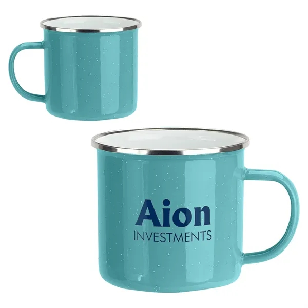 16 oz Enamel-Lined Iron Coffee Mug... from ASI 36730 Ariel Premium Supply Inc