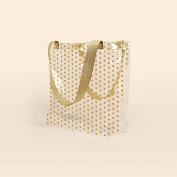 Two-handled tote with a gusset that measures 19" x 14" x... from ASI 74710 Numo