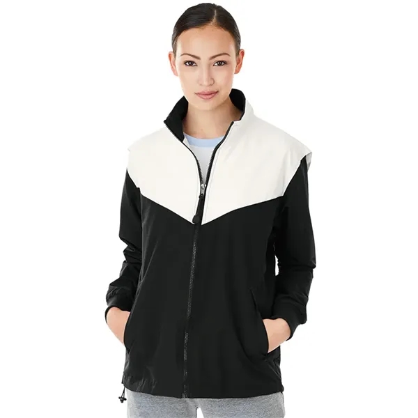 Wind and water-resistant TechLyte nylon jacket that's lined with mesh and... from ASI 44620 Charles River Apparel