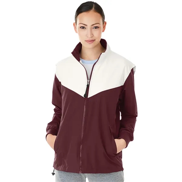 Wind and water-resistant TechLyte nylon jacket that's lined with mesh and... from ASI 44620 Charles River Apparel