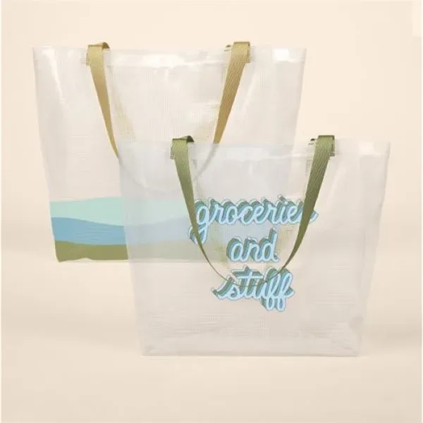 Two-handled tote with a gusset that measures 19" x 14" x... from ASI 74710 Numo