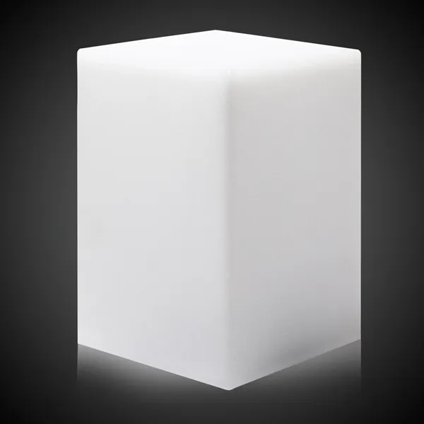 This versatile 4" x 4" x 5 1/2" light-up cube is... from ASI 42016 Brighter Promotions Inc