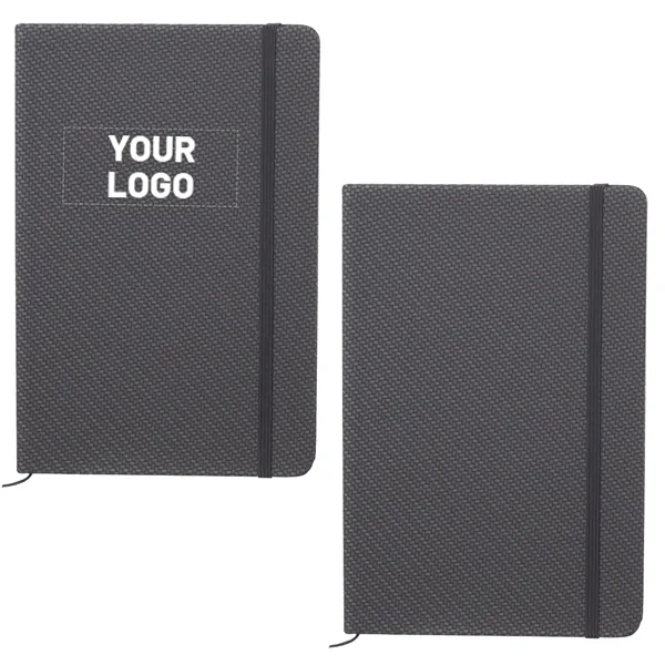 Hardcover texturized A5 size notebook plus 1 color silkscreen imprint on... from ASI 37218 Athena Promo (tm)