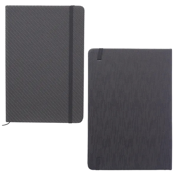 Hardcover texturized A5 size notebook plus 1 color silkscreen imprint on... from ASI 37218 Athena Promo (tm)