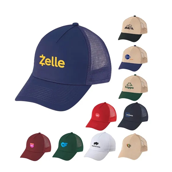 Cotton Twill Cap with Mesh... from ASI 31517 Admart Products