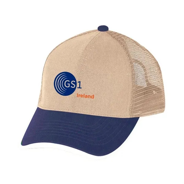 Cotton Twill Cap with Mesh... from ASI 31517 Admart Products