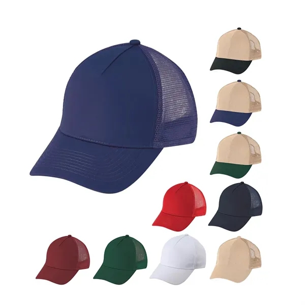 Cotton Twill Cap with Mesh... from ASI 31517 Admart Products