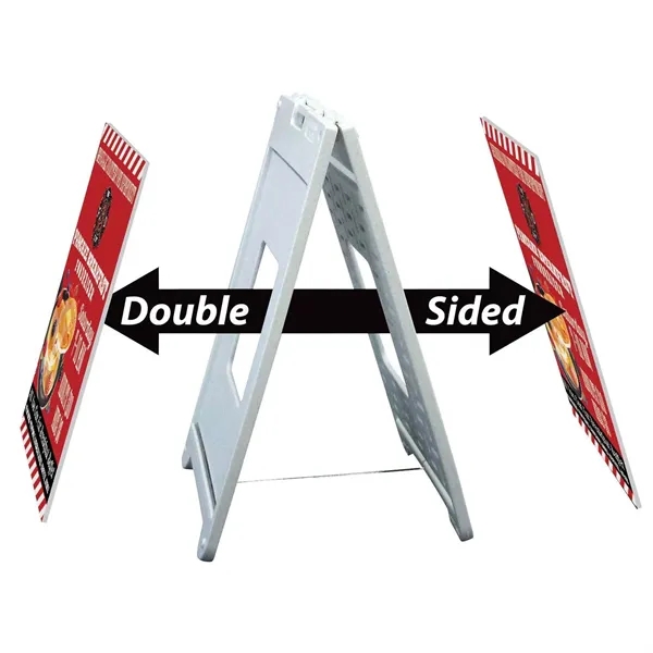A-frame with double-sided signboard, plastic construction and carry handle.... from ASI 87188 Showdown Displays