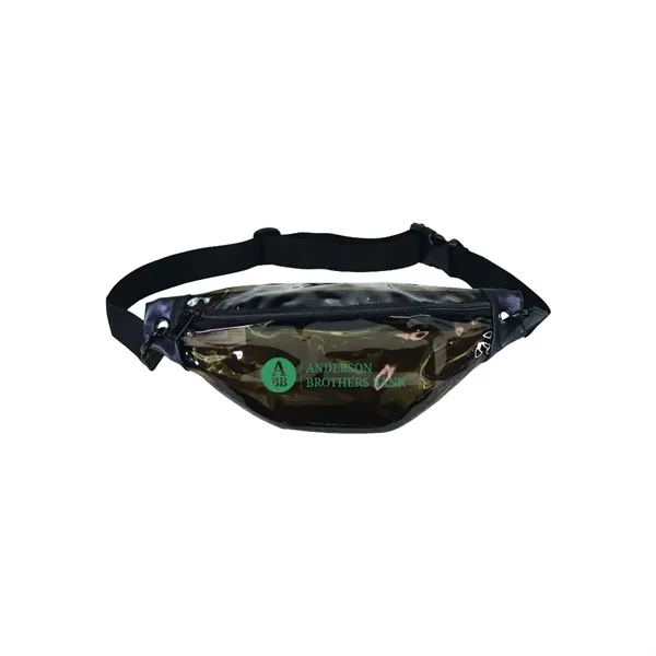 Black Vinyl Transparent Fanny Pack... from ASI 31517 Admart Products / Admart Line