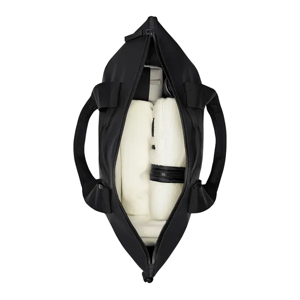 Waterproof tote perfect for shopping, commutes or the office. Full-length coated... from ASI 46170 Compass Industries Inc