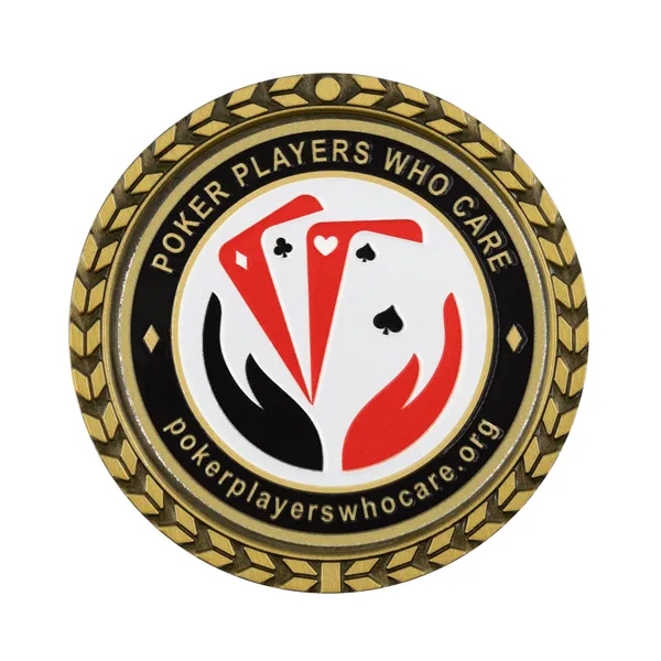 1.75" die cast zinc alloy challenge coin with wreath border and... from ASI 52263 EMT / EMT EMT EASY