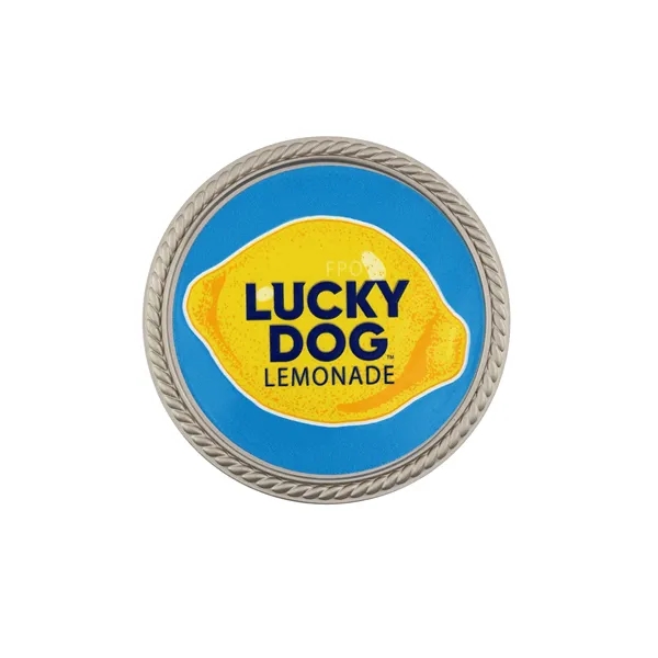 1.75" die cast zinc alloy challenge coin with rope border and... from ASI 52263 EMT / EMT EASY