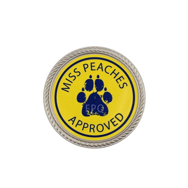 1.75" die cast zinc alloy challenge coin with rope border and... from ASI 52263 EMT / EMT EASY