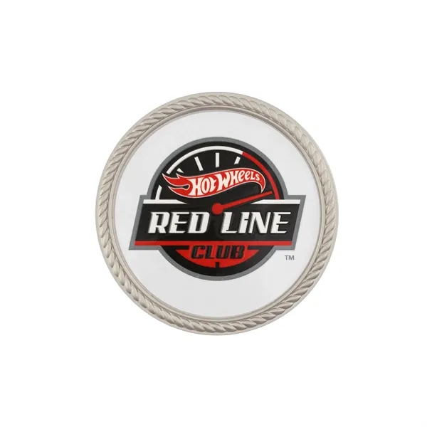 1.75" die cast zinc alloy challenge coin with rope border and... from ASI 52263 EMT / EMT EASY