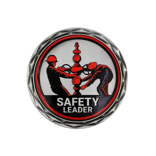 2" die cast alloy metal challenge coin with diamond cut edge... from ASI 52263 EMT / EMT EASY