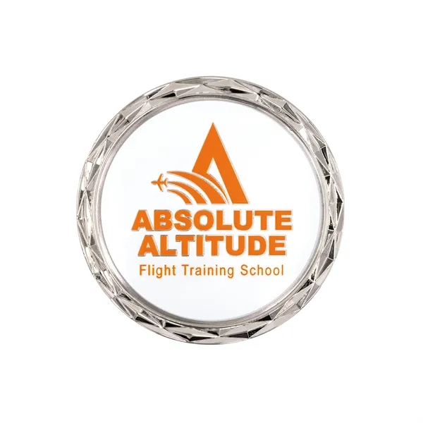 2" die cast alloy metal challenge coin with diamond cut edge... from ASI 52263 EMT / EMT EASY