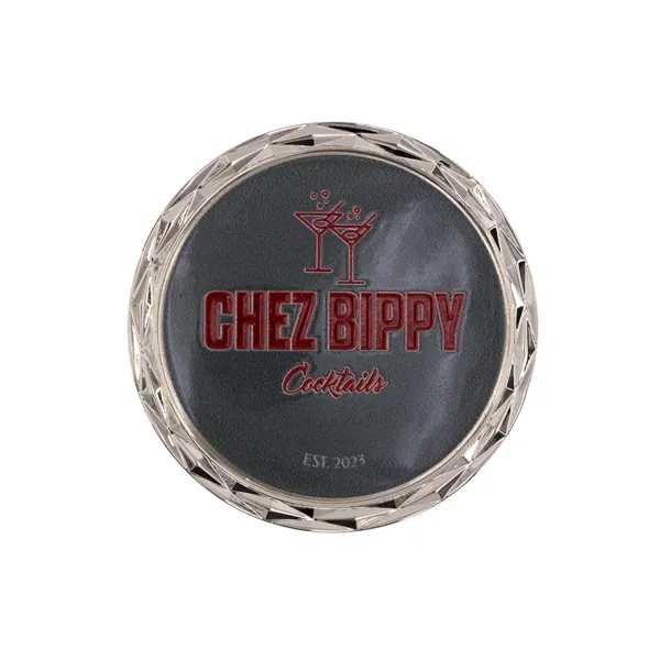 2" die cast alloy metal challenge coin with diamond cut edge... from ASI 52263 EMT / EMT EASY