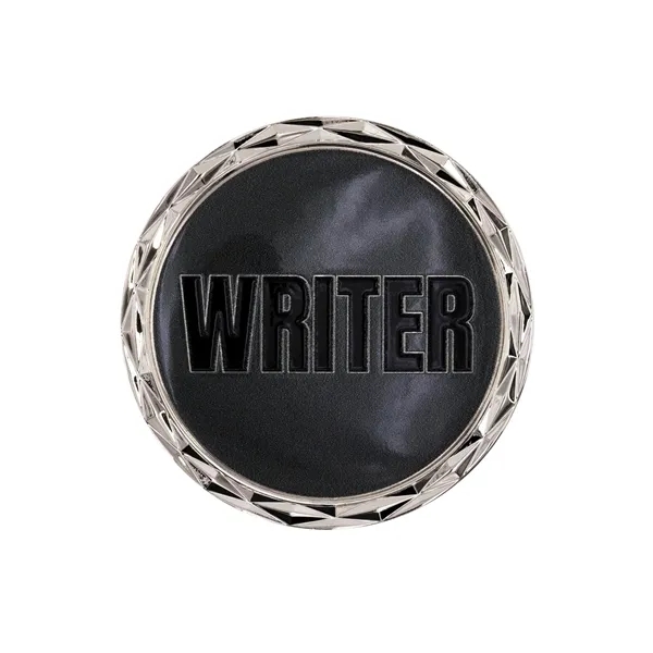 2" die cast alloy metal challenge coin with diamond cut edge... from ASI 52263 EMT / EMT EASY