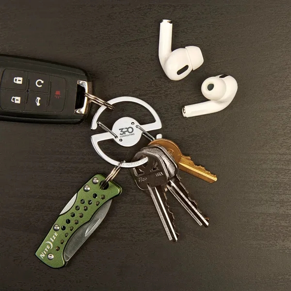 this sleek stainless steel carabiner allows you to clip, carry, and... from ASI 46170 Compass Industries Inc