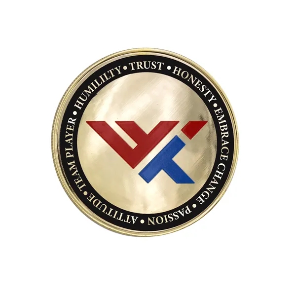 2" die cast metal challenge coin with 3D texture imprint and... from ASI 52263 EMT / EMT EASY