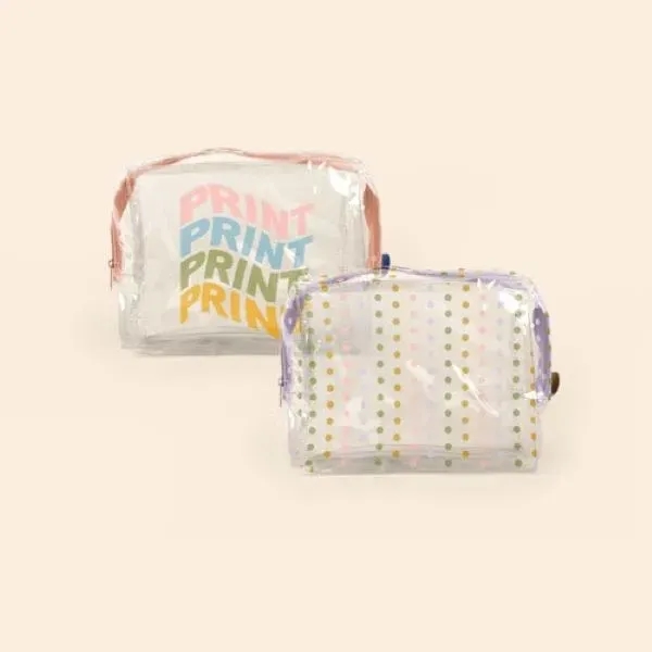 Rectangle shaped, gusseted vinyl pouch with a zippered closure.... from ASI 74710 Numo