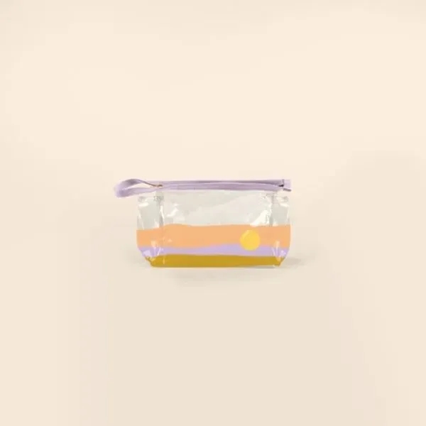 Small rectangle shaped, gusseted vinyl pouch with a zippered closure, zipper... from ASI 74710 Numo