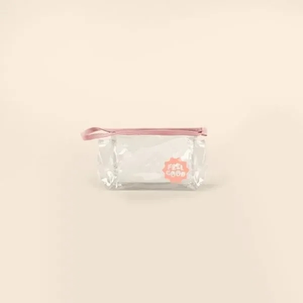 Small rectangle shaped, gusseted vinyl pouch with a zippered closure, zipper... from ASI 74710 Numo