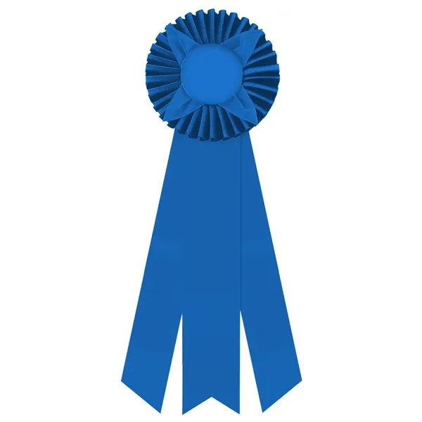 Rosette with 3 streamers, 2" middle dovetail and 1 5/8" sides... from ASI 93520 Ventura Inc