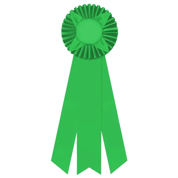 Rosette with 3 streamers, 2" middle dovetail and 1 5/8" sides... from ASI 93520 Ventura Inc