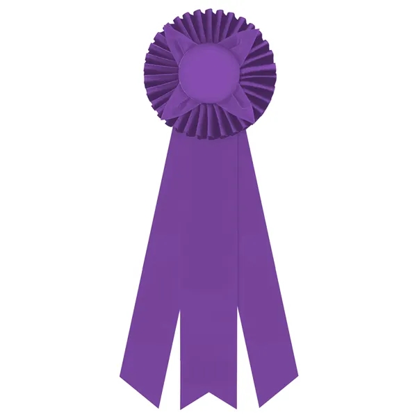 Rosette with 3 streamers, 2" middle dovetail and 1 5/8" sides... from ASI 93520 Ventura Inc