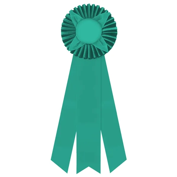 Rosette with 3 streamers, 2" middle dovetail and 1 5/8" sides... from ASI 93520 Ventura Inc