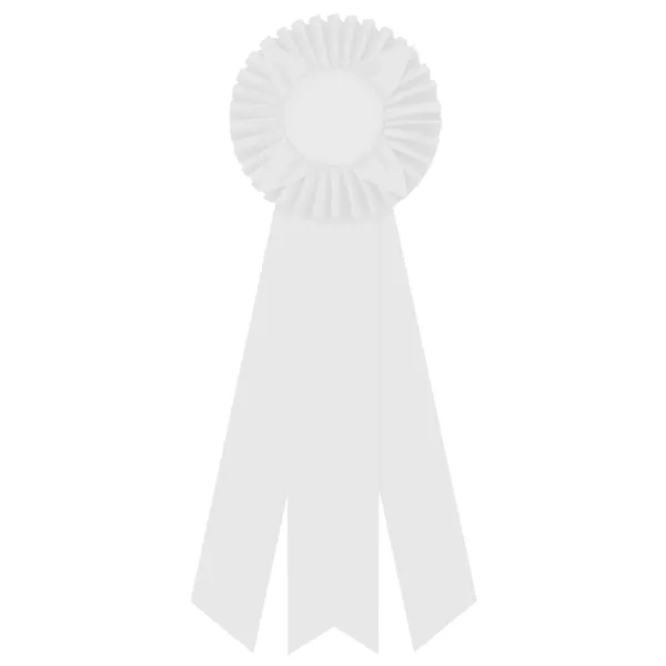 Rosette with 3 streamers, 2" middle dovetail and 1 5/8" sides... from ASI 93520 Ventura Inc