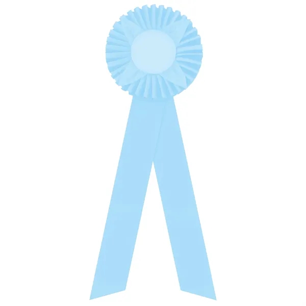 Rosette with two streamers 1 5/8" angled, 12" total length.... from ASI 93520 Ventura Inc