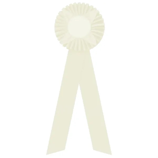 Rosette with two streamers 1 5/8" angled, 12" total length.... from ASI 93520 Ventura Inc