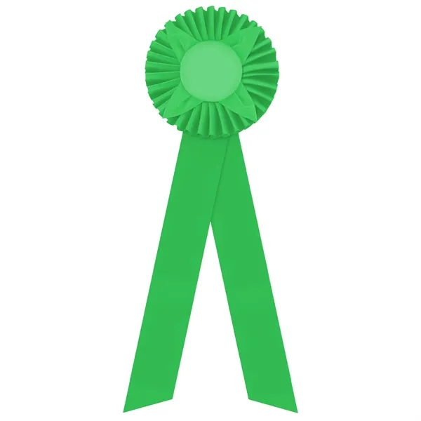 Rosette with two streamers 1 5/8" angled, 12" total length.... from ASI 93520 Ventura Inc