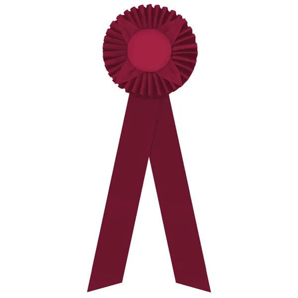 Rosette with two streamers 1 5/8" angled, 12" total length.... from ASI 93520 Ventura Inc