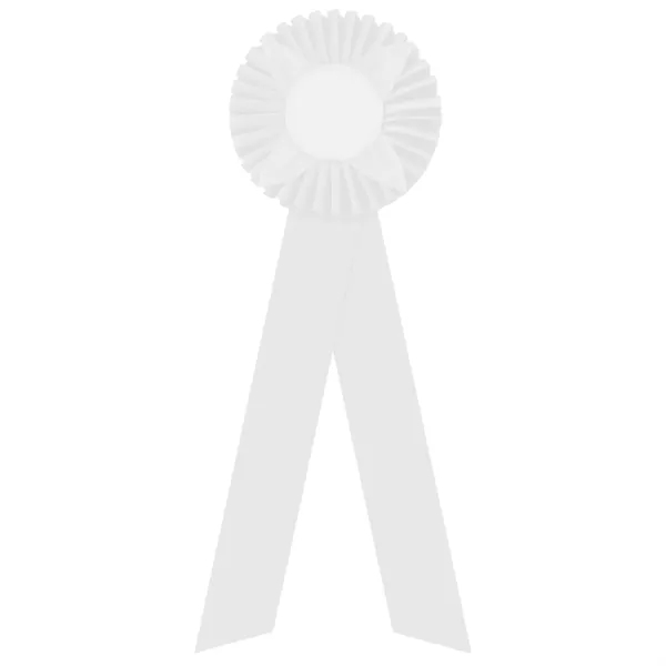 Rosette with two streamers 1 5/8" angled, 12" total length.... from ASI 93520 Ventura Inc