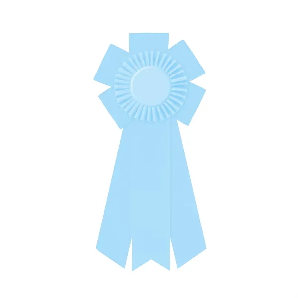 Rosette with 3 streamers, 2" middle dovetail and 1 5/8" sides... from ASI 93520 Ventura Inc