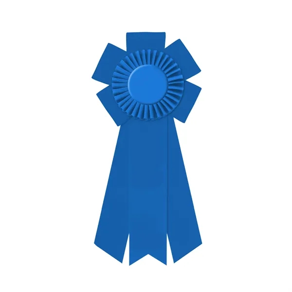 Rosette with 3 streamers, 2" middle dovetail and 1 5/8" sides... from ASI 93520 Ventura Inc