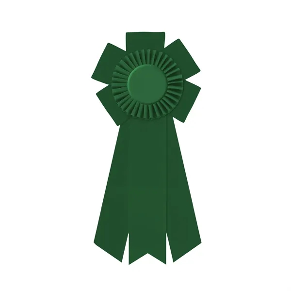 Rosette with 3 streamers, 2" middle dovetail and 1 5/8" sides... from ASI 93520 Ventura Inc