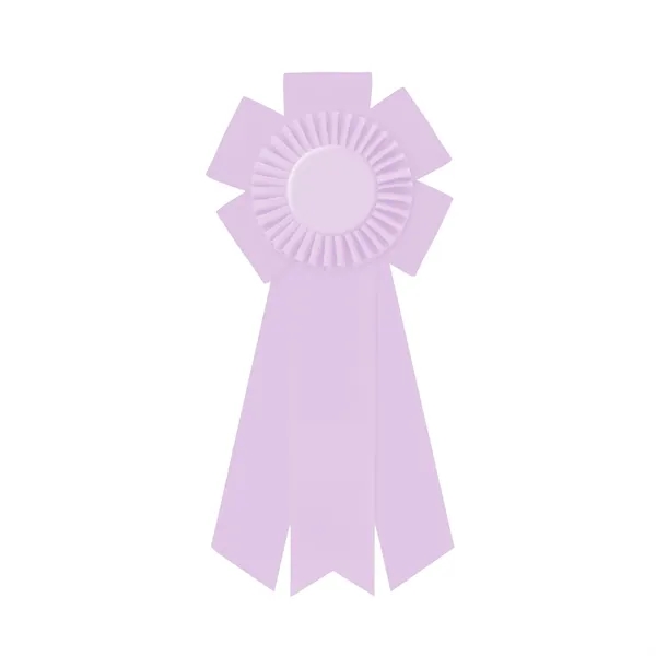 Rosette with 3 streamers, 2" middle dovetail and 1 5/8" sides... from ASI 93520 Ventura Inc