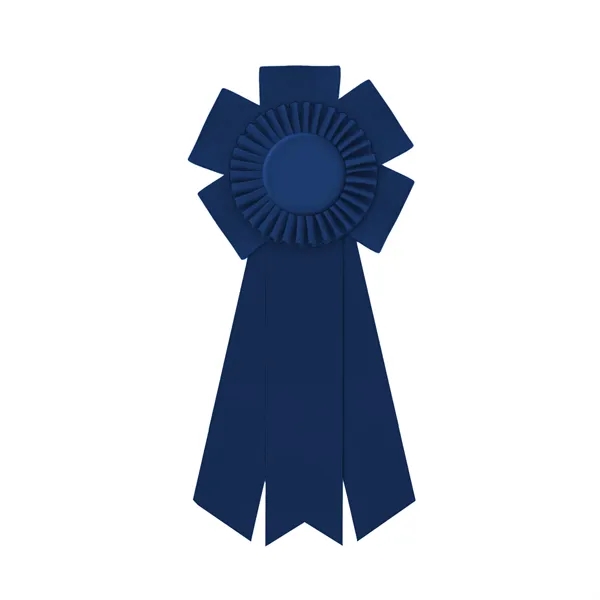 Rosette with 3 streamers, 2" middle dovetail and 1 5/8" sides... from ASI 93520 Ventura Inc