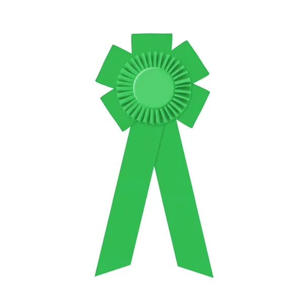 Rosette with two streamers 1 5/8" angled, 12" total length.... from ASI 93520 Ventura Inc