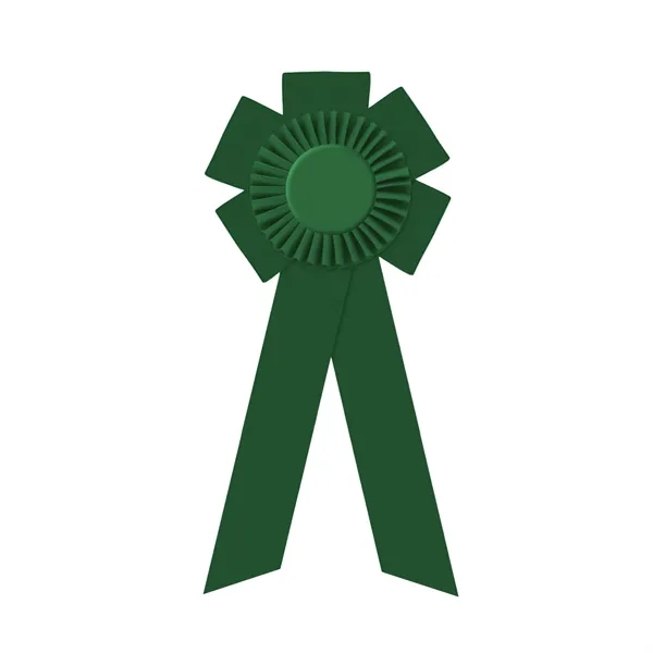 Rosette with two streamers 1 5/8" angled, 12" total length.... from ASI 93520 Ventura Inc