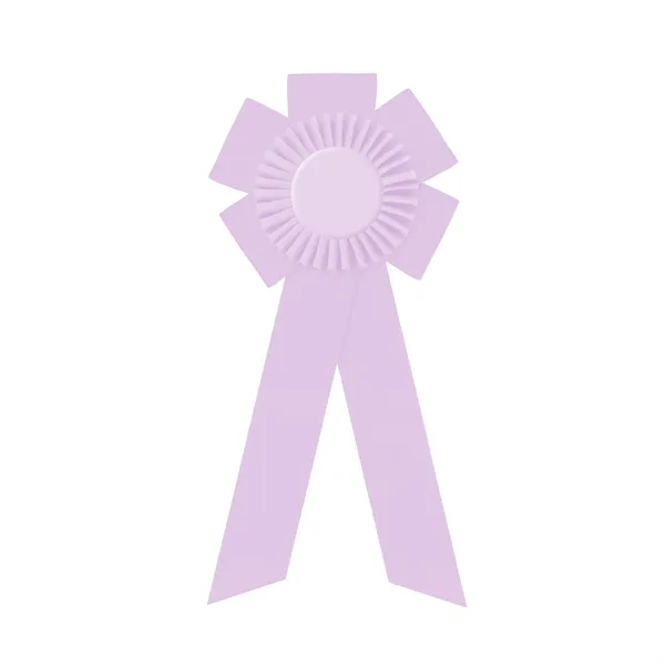 Rosette with two streamers 1 5/8" angled, 12" total length.... from ASI 93520 Ventura Inc