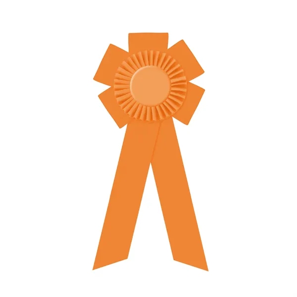 Rosette with two streamers 1 5/8" angled, 12" total length.... from ASI 93520 Ventura Inc