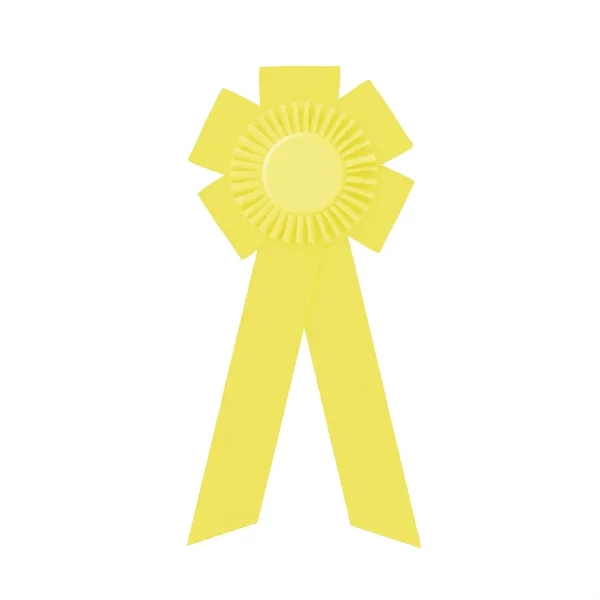 Rosette with two streamers 1 5/8" angled, 12" total length.... from ASI 93520 Ventura Inc