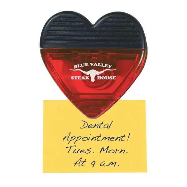 Heart shape clip with magnet on back.... from ASI 61125 Hit Promotional Products / Hit®