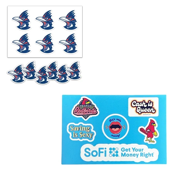 Custom Sticker Sheets (Removable)... from ASI 49720 DigiCali Promo