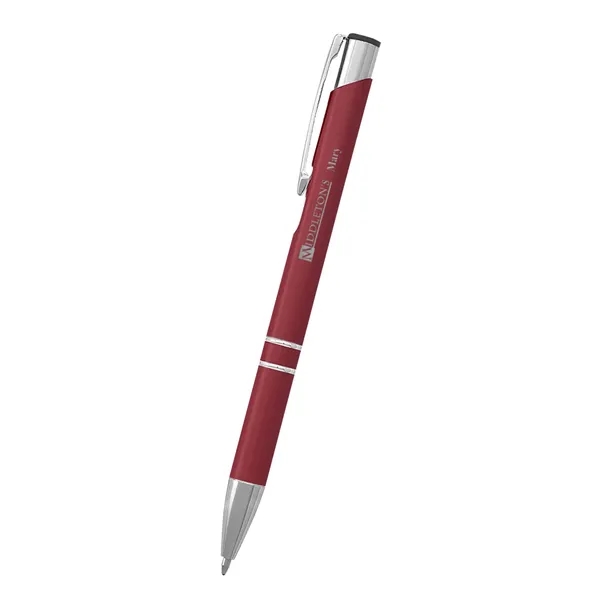Aluminum pen with plunger action.... from ASI 61125 Hit Promotional Products / Hit®